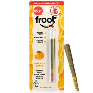 Home orange tangie 1g preroll froot